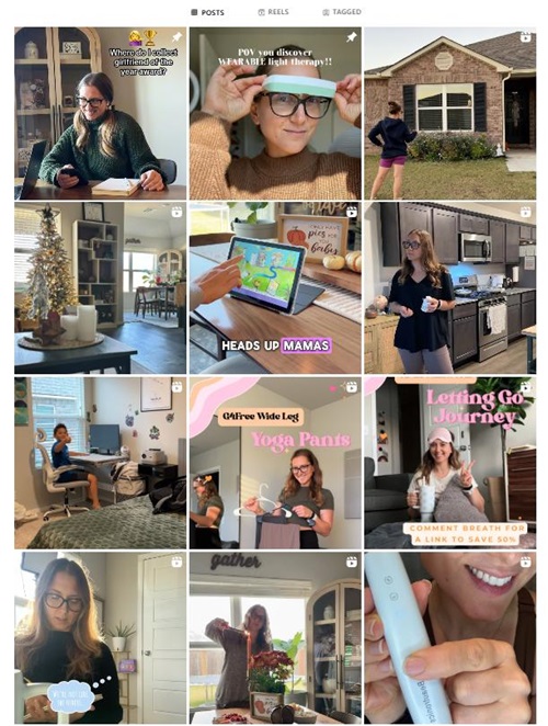 TikTok网红推广:美国家居生活好物分享推荐尾部博主频道内容