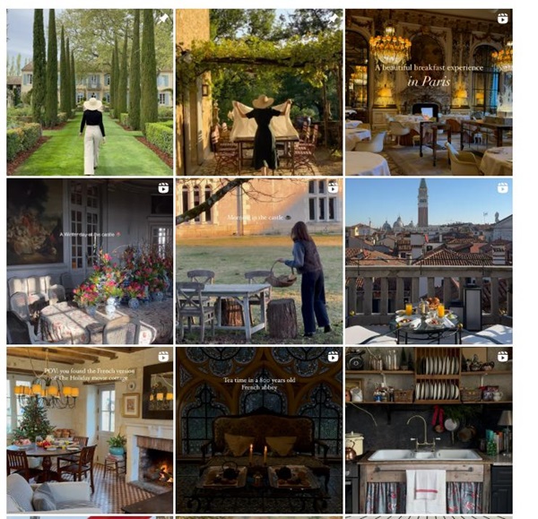 Instagram网红营销:法国时尚文化元素博主推荐频道内容