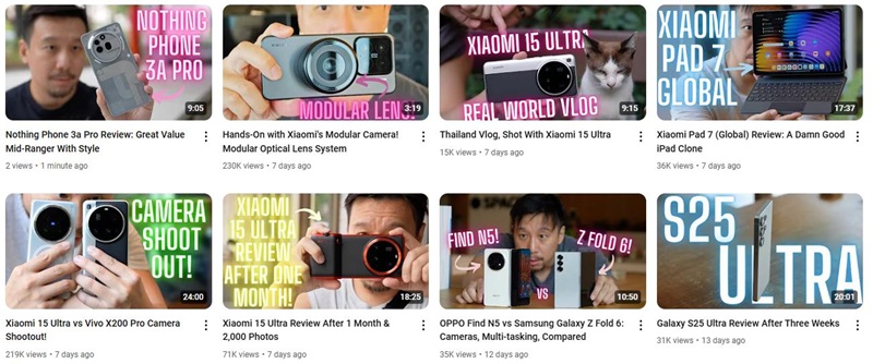 YouTube网红推荐:香港科技测评类博主达人频道内容