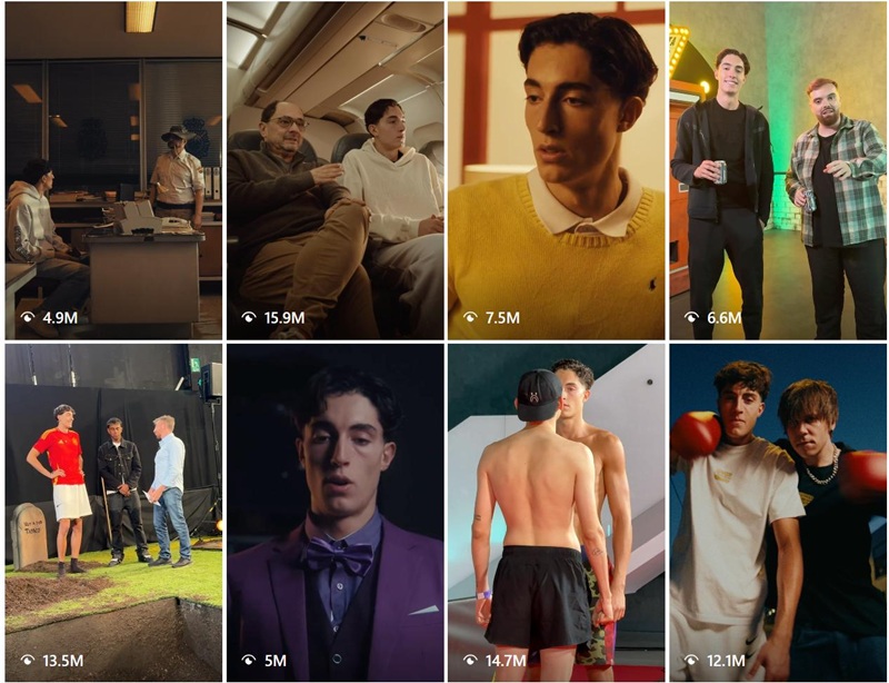 西班牙颜值时尚达人KOL资源频道内容