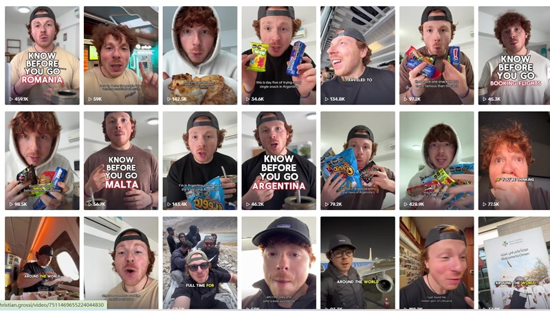 TikTok网红推荐:美国旅游和娱乐探店打卡类博主达人频道内容