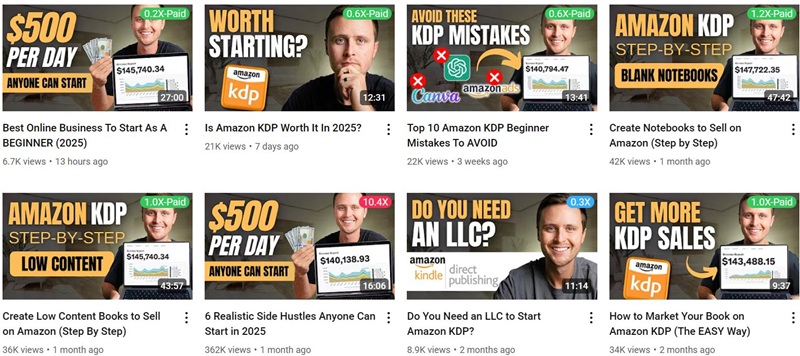 美国日常生活分享电商教程类海外博主频道内容