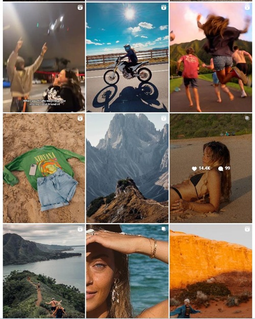 Instagram网红推荐:美国旅游线下探店尾部博主频道内容