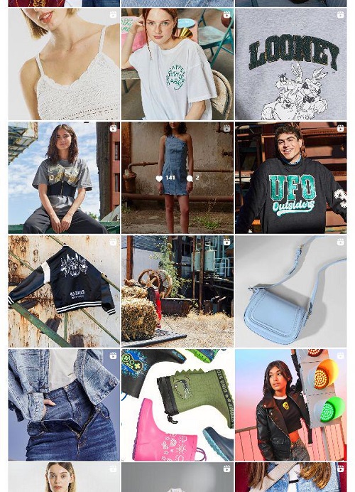 Instagram网红墨西哥时尚穿搭博主频道内容