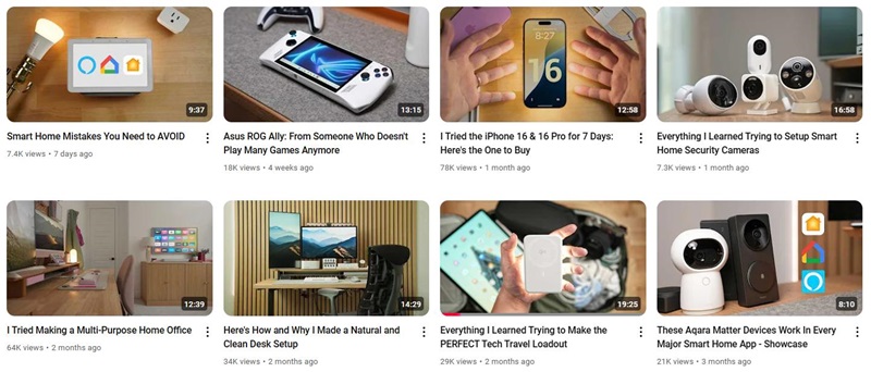 YouTube网红:美国科技测评和开箱尾部达人推荐频道内容