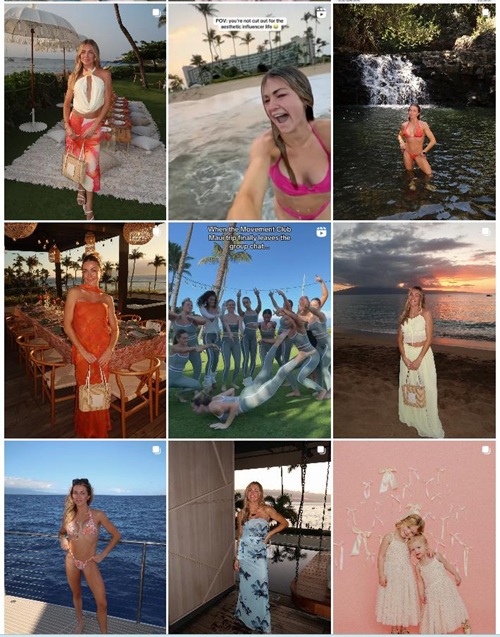 Instagram达人推广:美国时尚穿搭分享带货博主频道内容