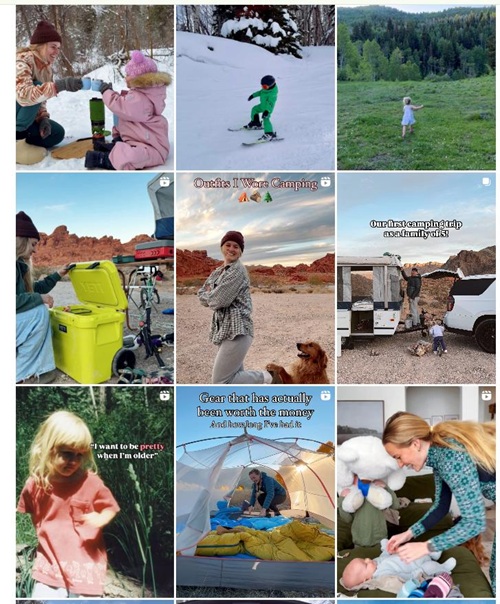 Instagram网红营销:美国户外旅游生活类博主适合宣传户外设备频道内容