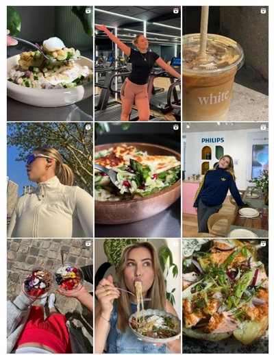 Instagram网红:法国烹饪美食类尾部博主达人频道内容