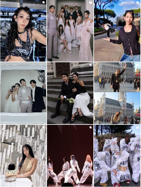 Instagram网红推广:韩国时尚服饰舞蹈类中腰部博主达人频道内容