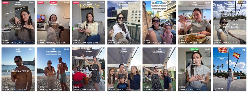 TikTok网红推荐:美国的家庭生活日常分享达人频道内容