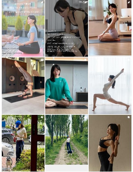 Instagram网红推荐：韩国健身网红达人博主频道内容