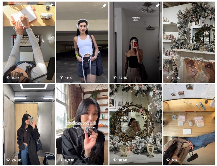 Instagram网红营销:加拿大时尚生活类尾部博主频道内容