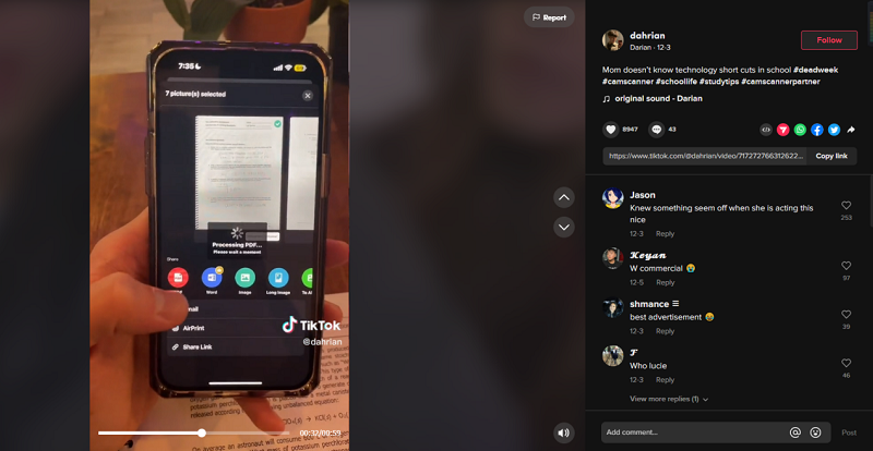 合作tiktok红人的数据